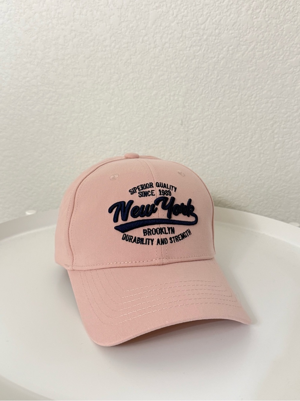 Pink New York Embroidered Baseball Cap / Dad Hat NWOT
